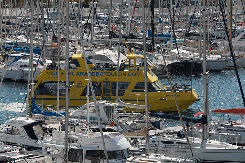 visite de la rade de toulon