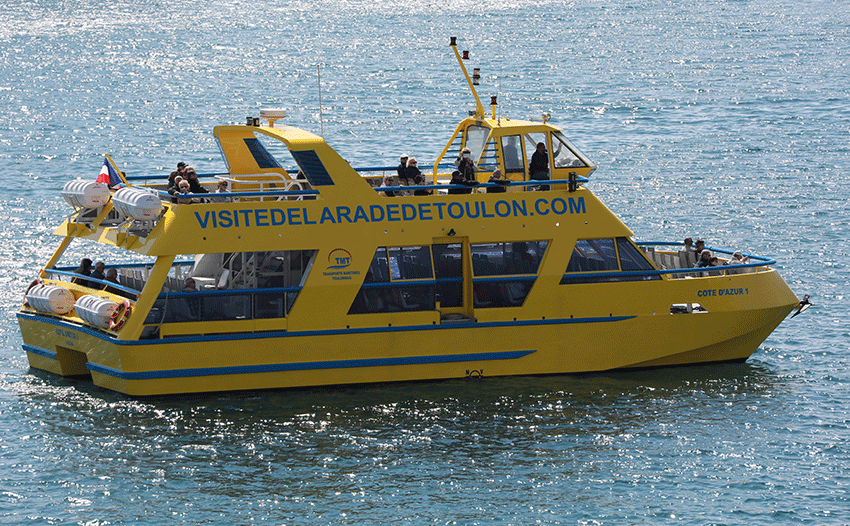 visite de la rade de toulon