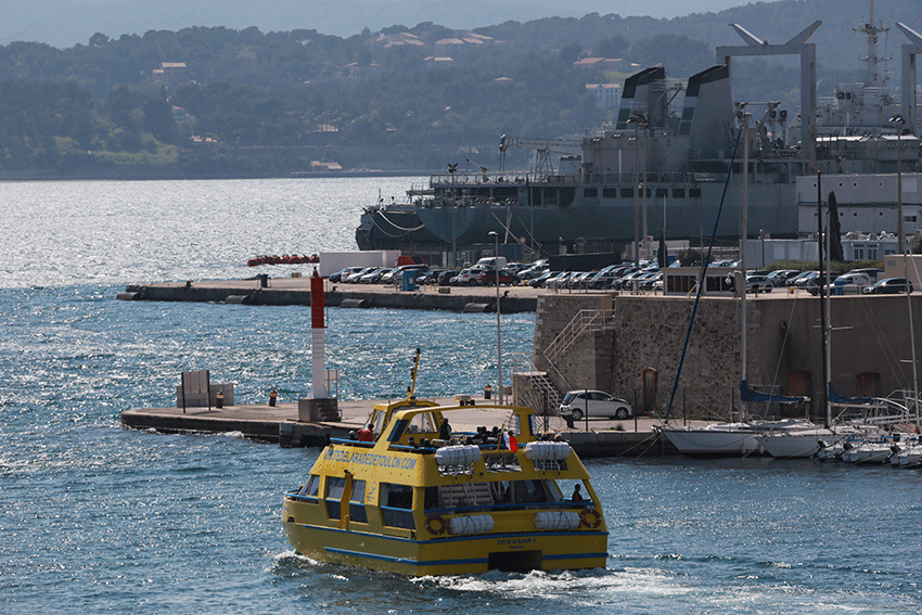 visite de la rade de toulon