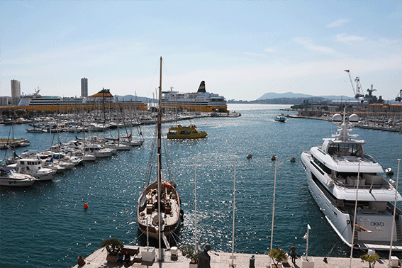 Visite de la rade de toulon