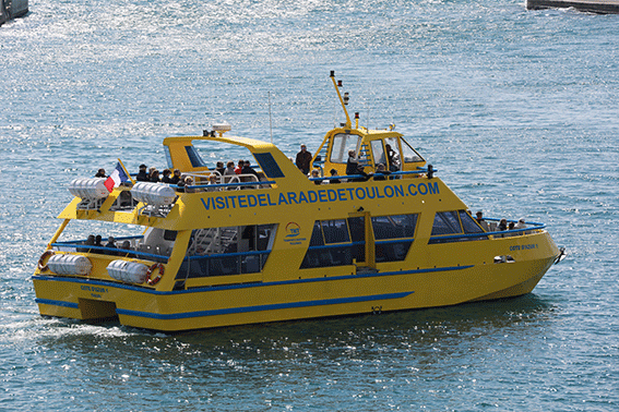 Visite de la rade de toulon